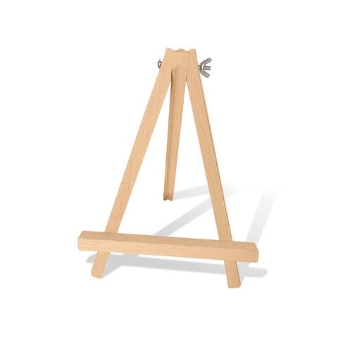 Мольберт настольный из бука 18х24 см, высота холста до 25см, BRAUBERG ART CLASSIC, 192252