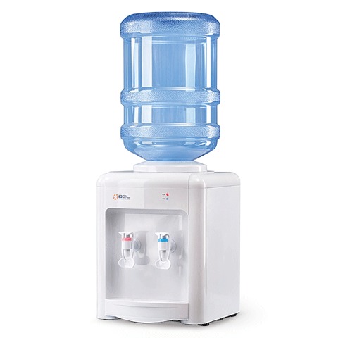 Кулер для воды AEL TD-AEL-340, настольный, НАГРЕВ/ОХЛАЖДЕНИЕ ЭЛЕКТРОННОЕ, 2 крана, белый, 00134