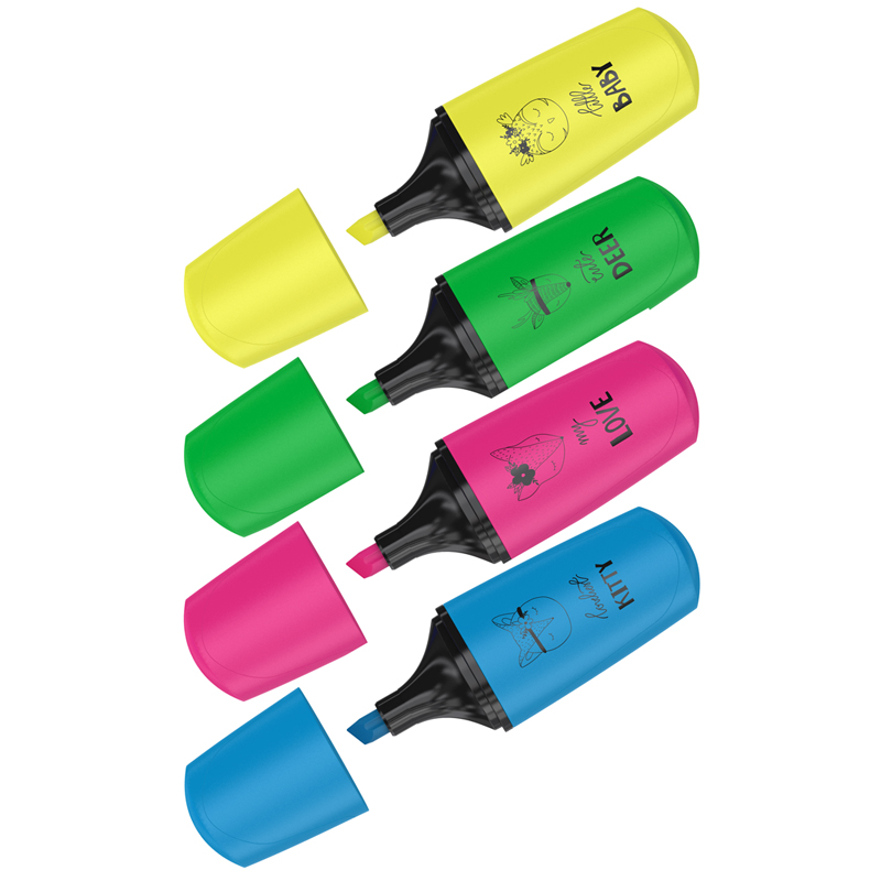 Текстовыделитель Berlingo "Textline HL100", мини,ассорти, 1-5мм