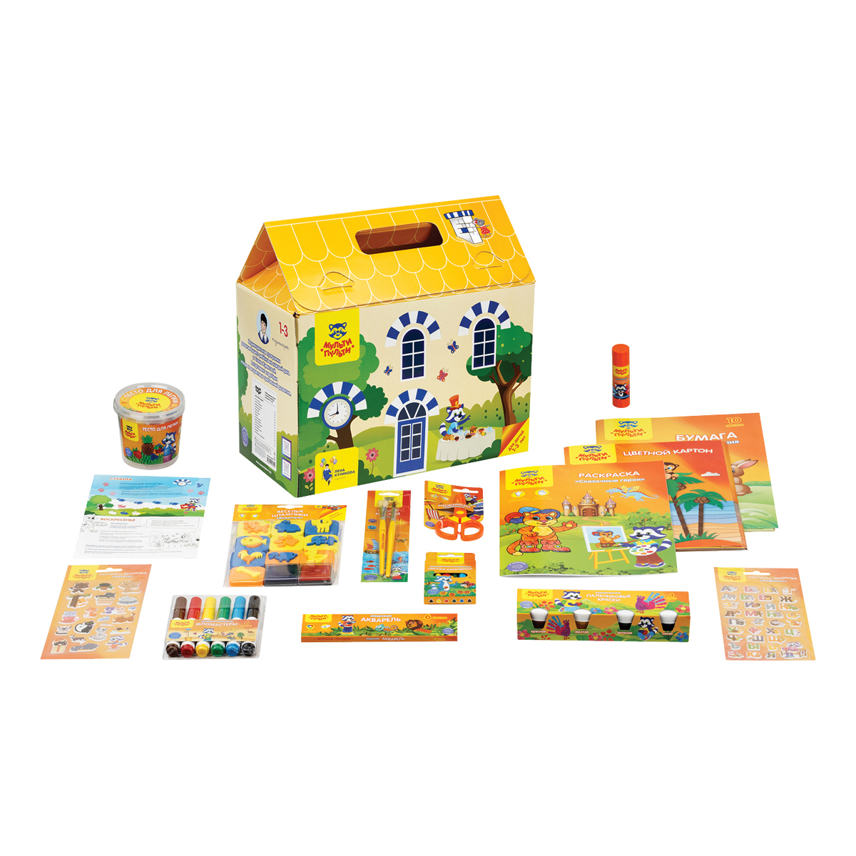 Набор развития детей Мульти-Пульти с Еленой Куликовой, для детей 1-3 лет