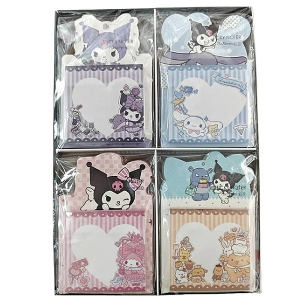 Стикеры для заметок бумажные 50х50 мм, 65 шт., CENTRUM "Куроми и друзья"