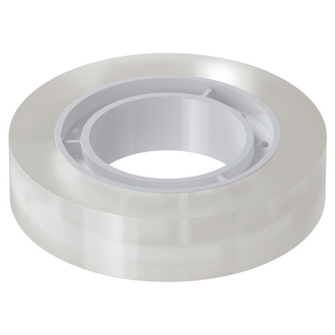 Клейкие ленты 12 мм х 33 м канцелярские BRAUBERG, КОМПЛЕКТ 4 шт., прозрачные, гарантированная длина,