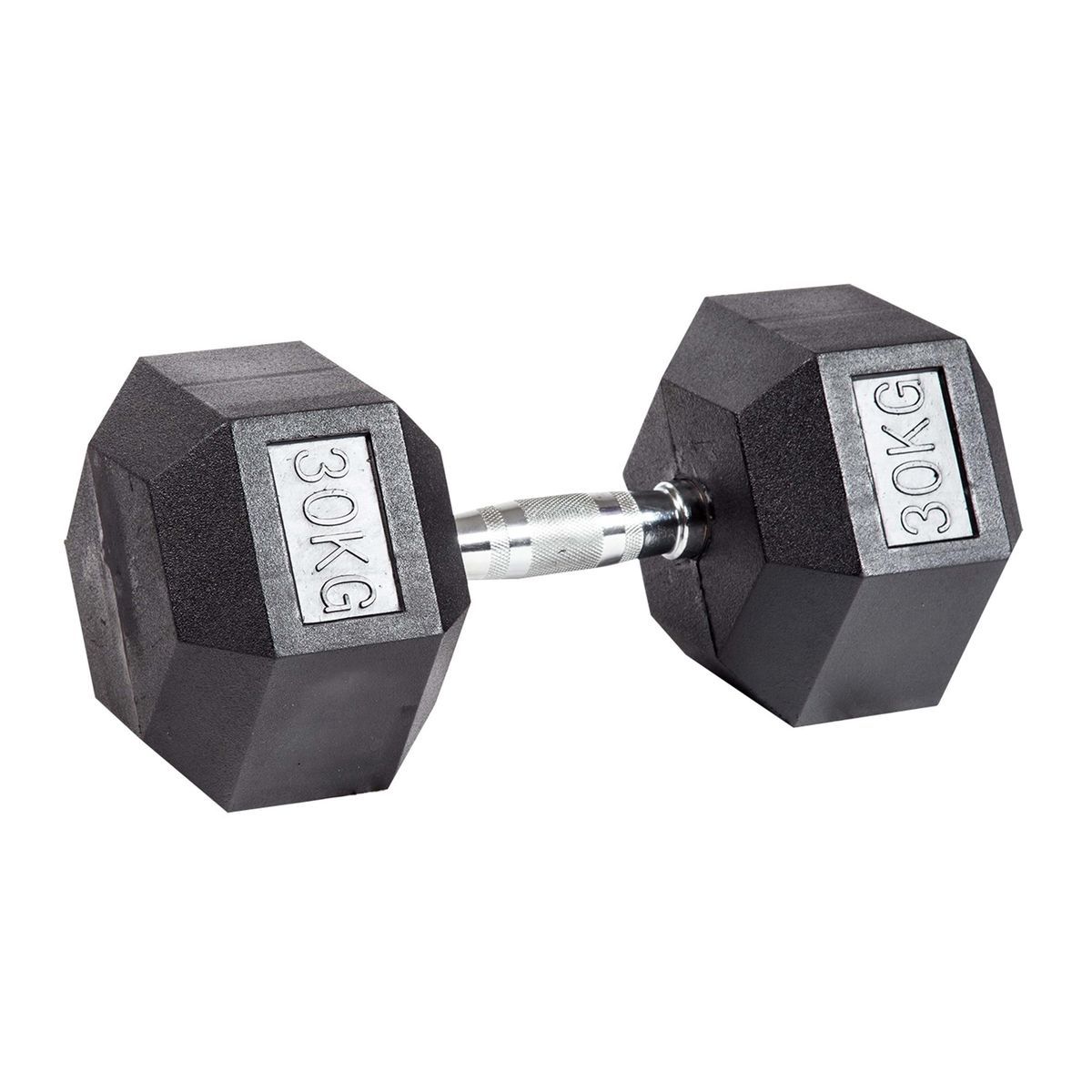 Гантель гексагональная обрезиненная ZSO, 30 кг