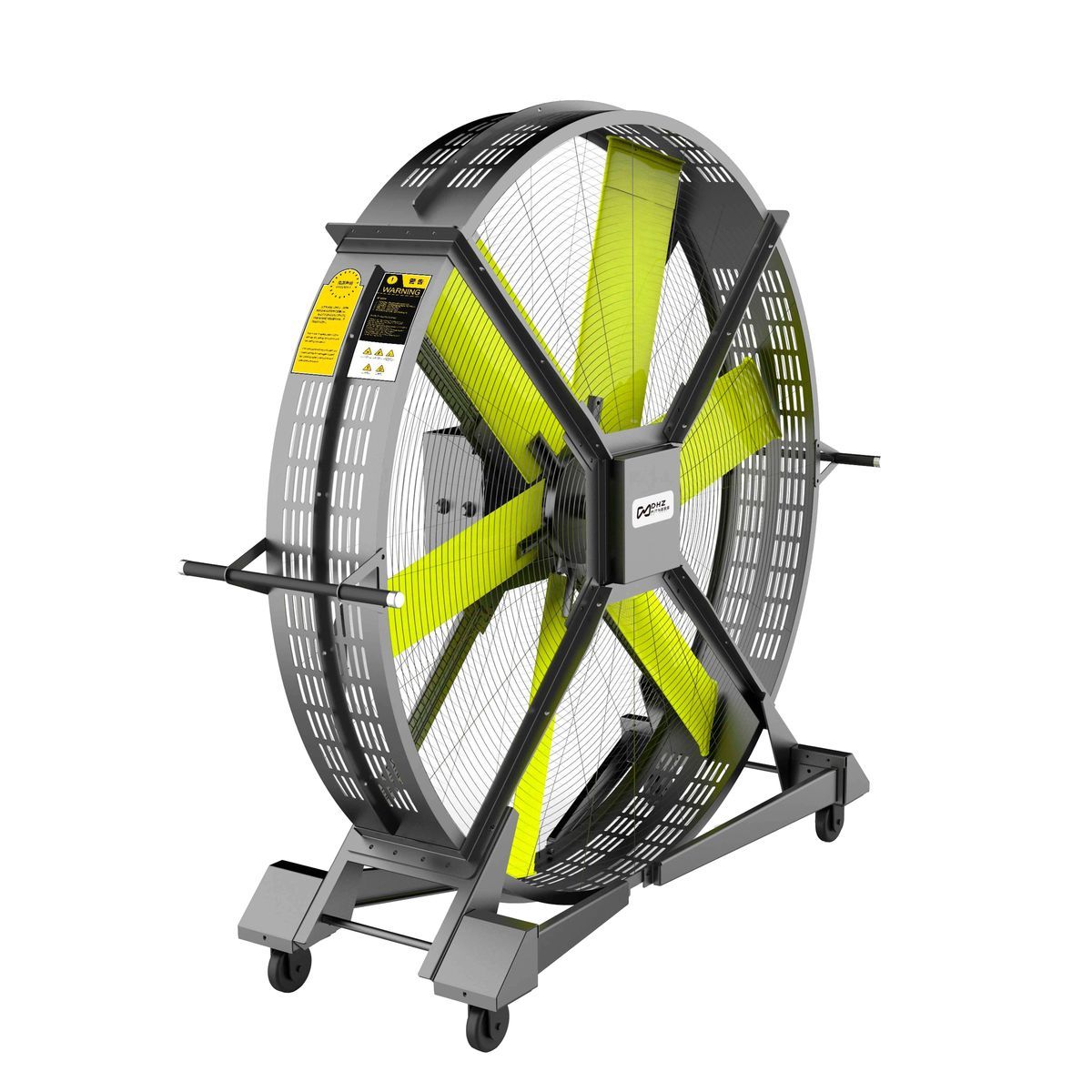 Вентилятор мобильный DHZ, для тренажерного и кроссфит зала.