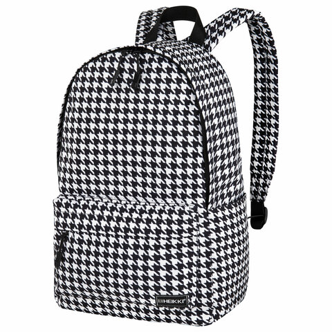 Рюкзак HEIKKI POSITIVE (ХЕЙКИ) универсальный, карман-антивор, Houndstooth, 42х28х14 см, 273857