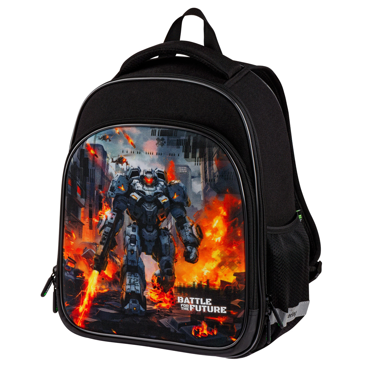 Ранец Berlingo Expert Plus "Battle For The Future" 38*29*15см, 2 отделения, 2 кармана, анатомическая