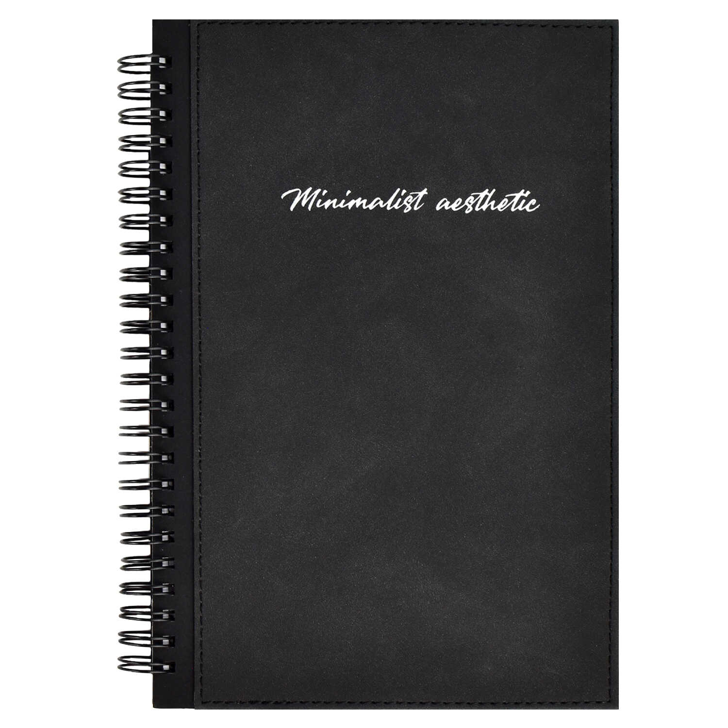 Записная книжка ESCALADA "Нубук" Черный, А5 96 л., евроспираль