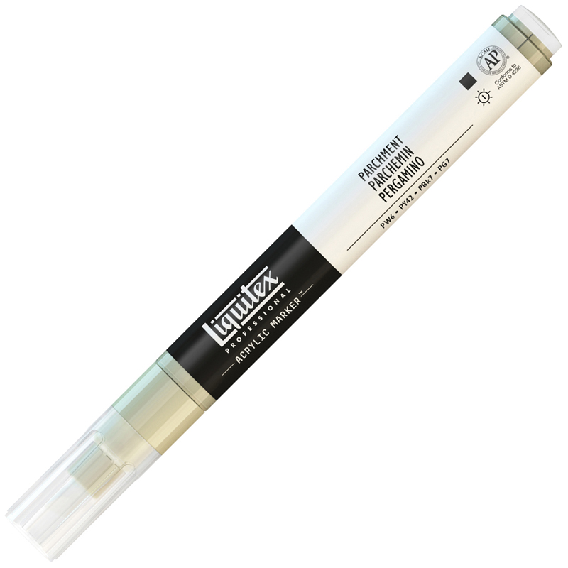 Маркер акриловый Liquitex "Paint marker Fine" 2мм, скошенный, пергамент