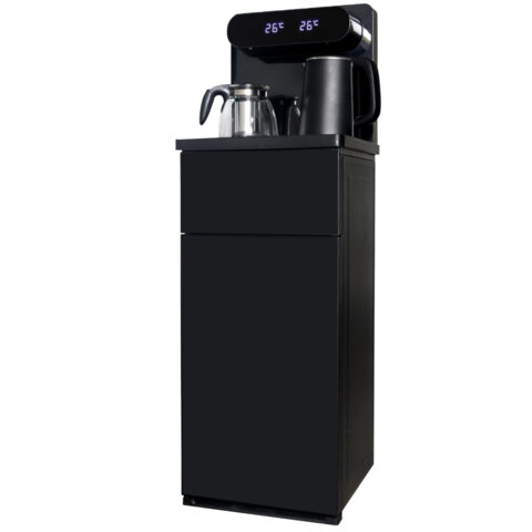 Кулер для воды с чайником SONNEN TBE-01 Tea Bar, напольный, ОХЛАЖДЕНИЕ ЭЛЕКТРОННОЕ, сенсорное управл