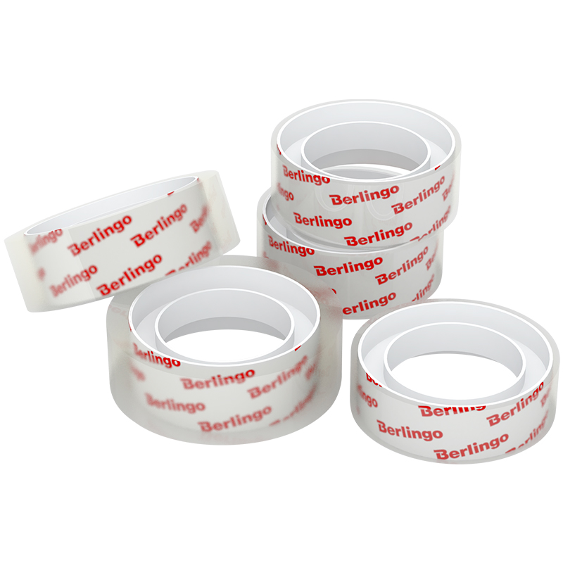 Клейкая лента 19мм*10м, Berlingo, прозрачная