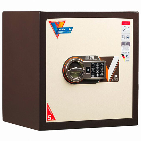 Сейф взломостойкий 1 класс VALBERG "Карат-46 EL new", 460х440х380 мм, 90 кг, электронный замок, S104