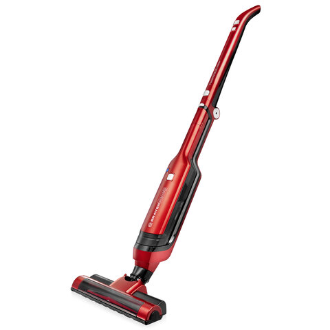Пылесос вертикальный беспроводной BRAYER BR4264, потребляемая мощность 200 Вт, контейнер 0,5 л, крас