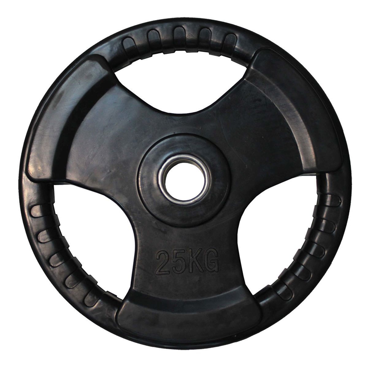 Диск обрезиненный ZSO черный 3 HANDLE D-51, 25 кг