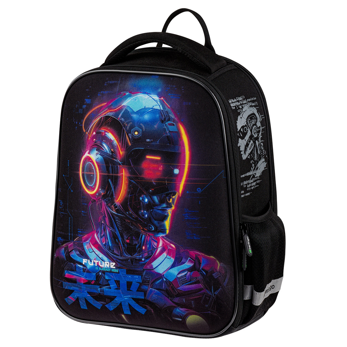 Ранец Berlingo Expert Mini "Cyberpunk" 36*27*14см, 2 отделения, 2 кармана, анатомическая спинка