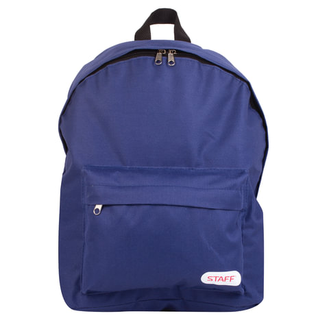 Рюкзак STAFF "College STREET", универсальный, темно-синий, 38х28х12 см, 226371