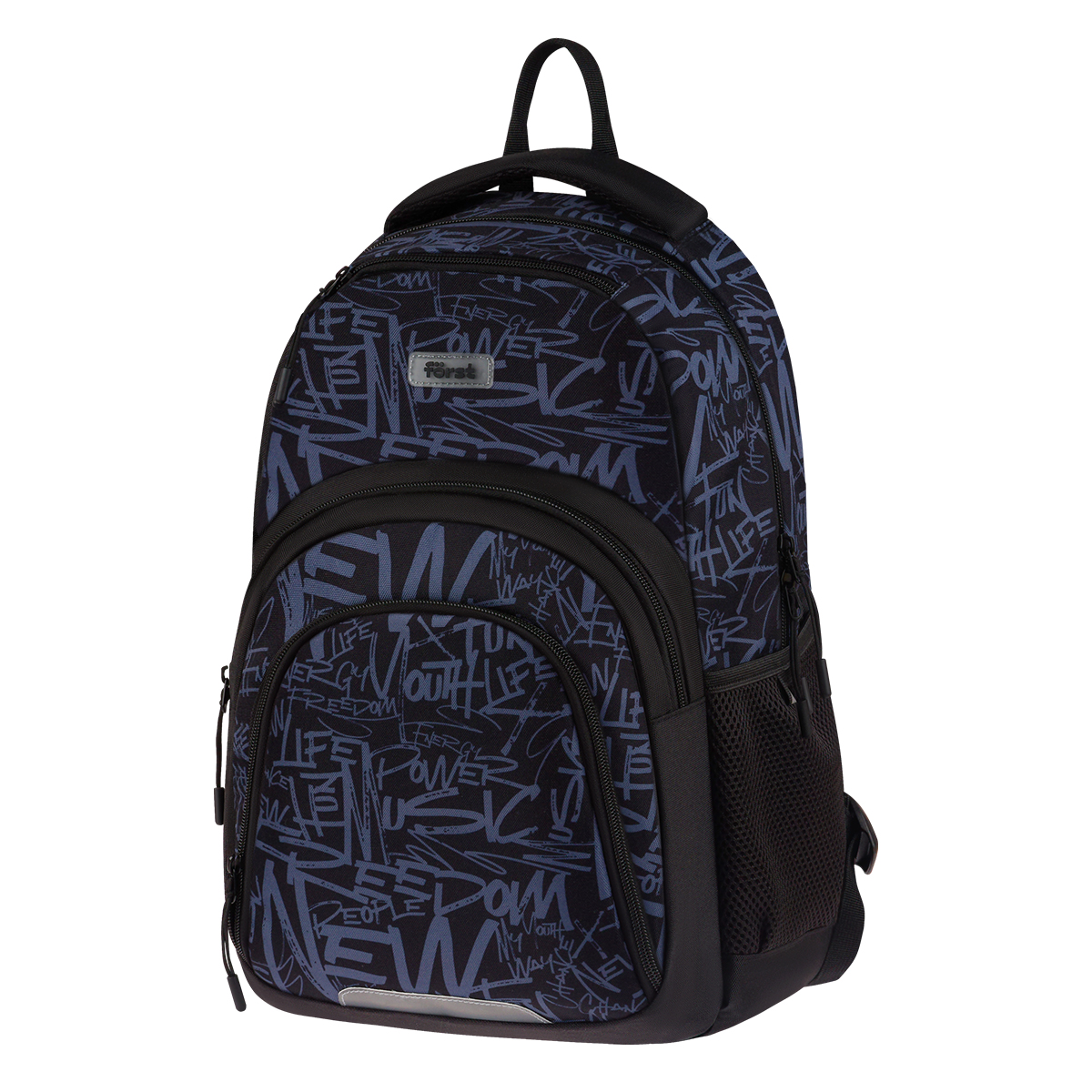 Рюкзак Först F-Line "Free people" 42*27*16см, 1 отделение, 5 карманов, уплотненная спинка