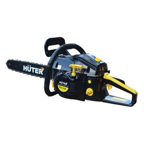 Бензопила Huter BS-45M, мощность 2,3 кВт, объем 45 см3, шина 40 см/16", цепь 1,3 мм / 3/8", 70/6/4