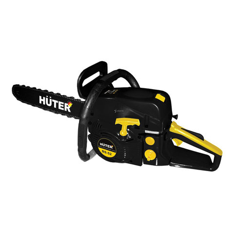 Бензопила Huter BS-52, мощность 2,8 кВт, объем 52 см3, шина 50,5 см/20", цепь 1,5 мм / 0,325", 70/6/