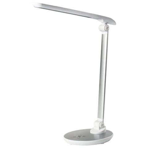 Светильник настольный SONNEN PH-309, на подставке, светодиодный, 10 Вт, алюминий, белый, 236689