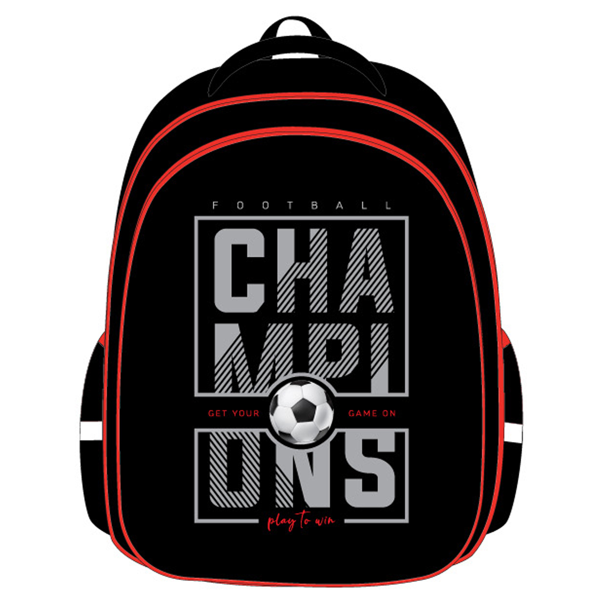 Ранец ArtSpace School Friend Light "Champions" 35*29*12см, 2 отделения, 2 кармана, анатомическая спи