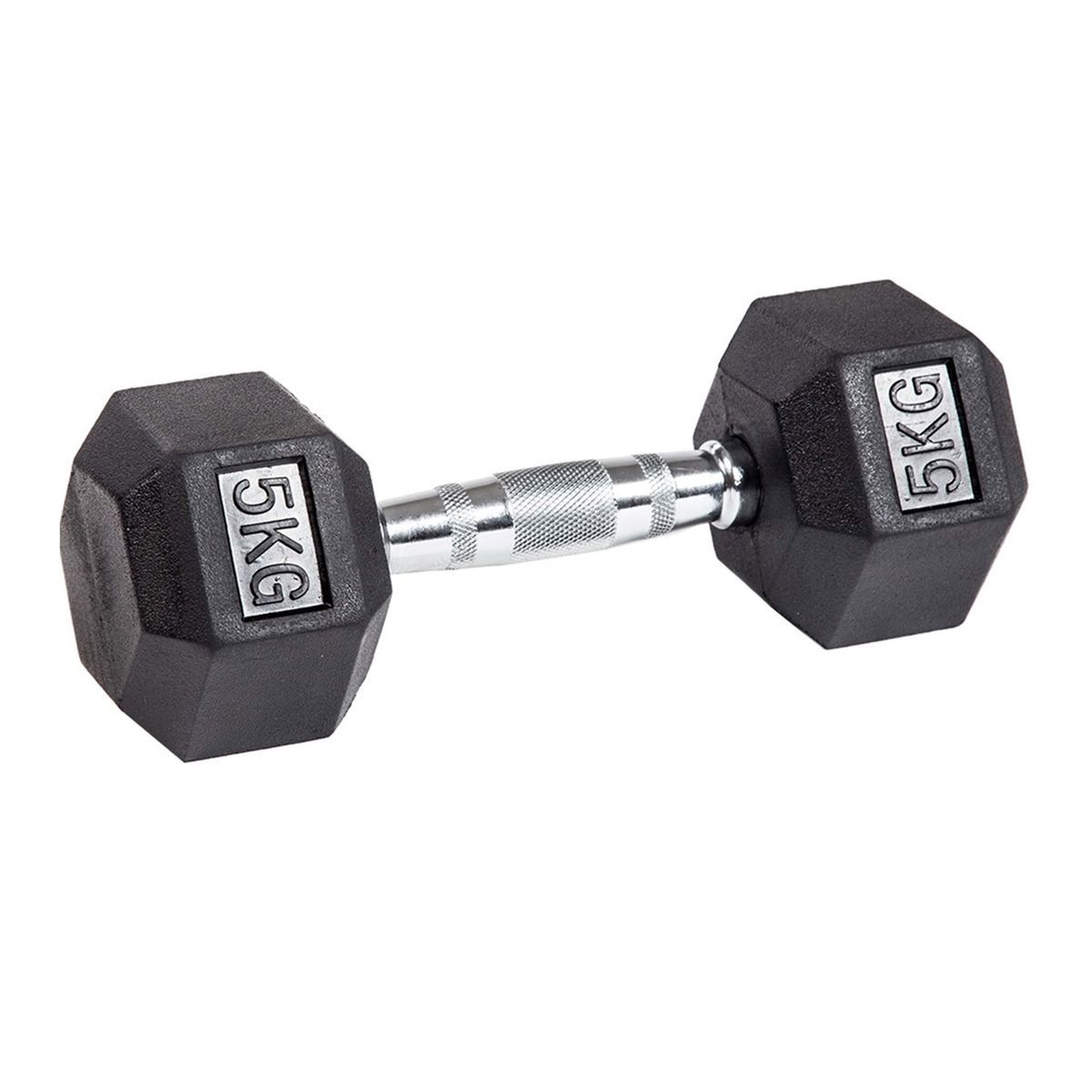 Гантель гексагональная обрезиненная ZSO, 5 кг