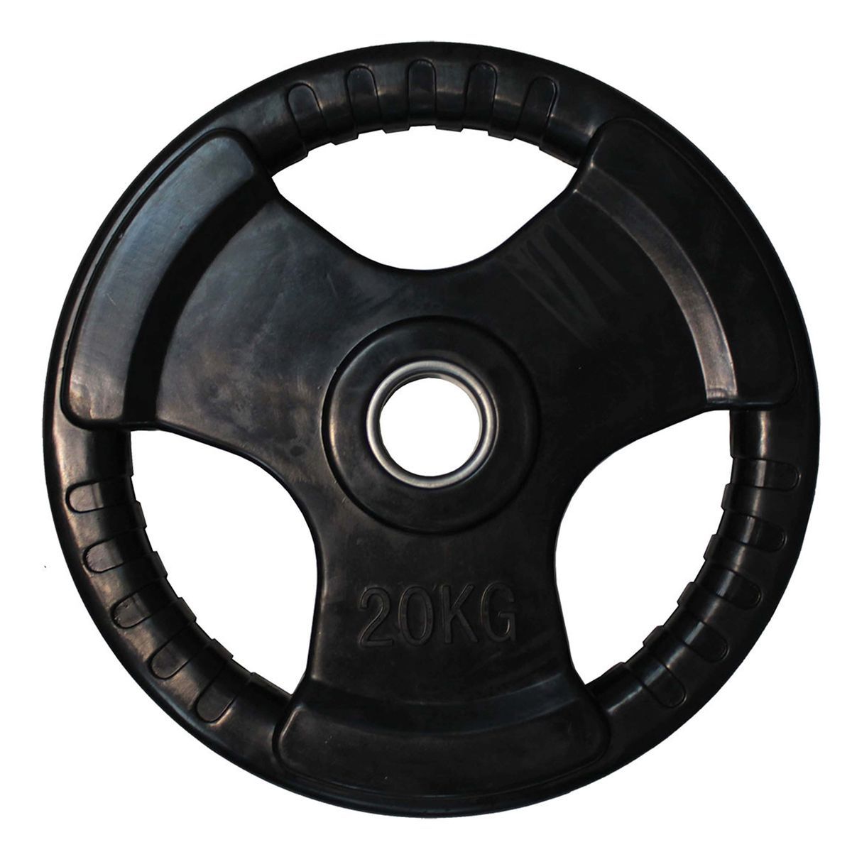 Диск обрезиненный ZSO черный 3 HANDLE D-51, 20 кг