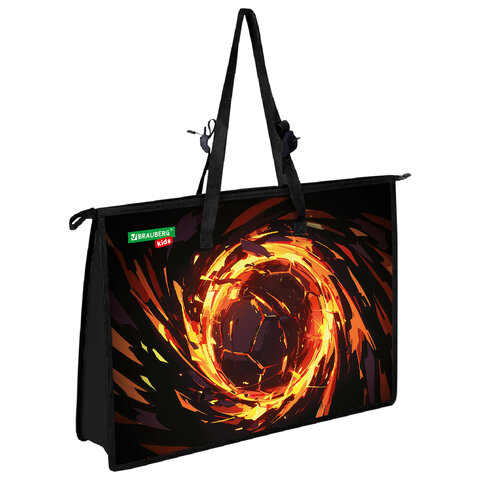 Папка для рисунков и чертежей с регулируемыми ручками BRAUBERG KIDS А3,1 отделение, карман внутри, "