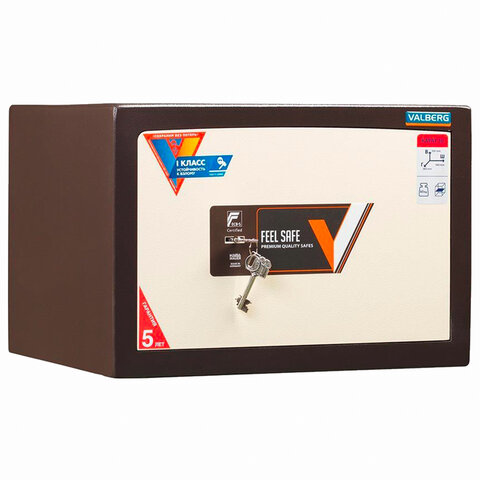 Сейф взломостойкий 1 класс VALBERG "Карат-30 new", 300х440х380 мм, 65 кг, ключевой замок, S104991030
