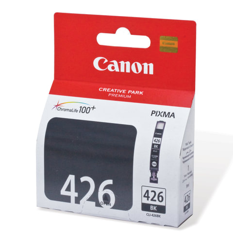 Картридж струйный CANON (CLI-426Bk) Pixma MG5140/MG5240/MG6140/MG8140, черный, оригинальный, 4556B00