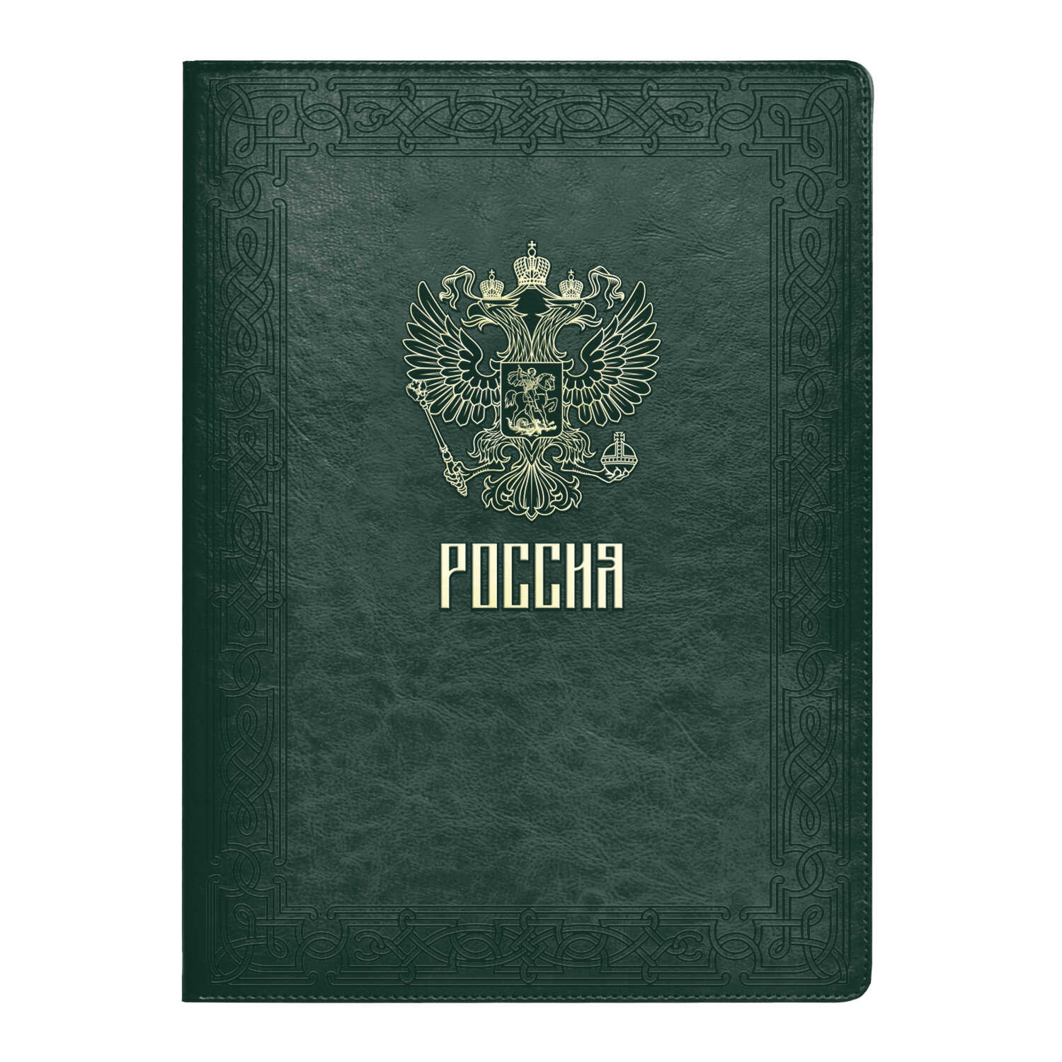 Папка для документов ESCALADA А4+, арт. 60918/ 10 САРИФ ЗЕЛЁНЫЙ