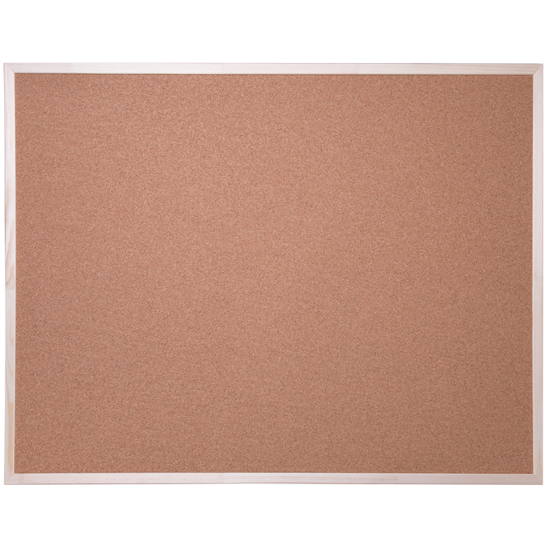 Доска пробковая OfficeSpace, 100*150см, деревянная рамка