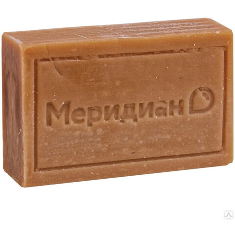 Мыло хозяйственное 72% Меридиан, 150г, без упаковки