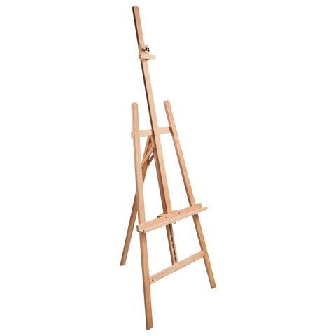 Мольберт напольный BRAUBERG ART "CLASSIC", бук, угол 60°, 63х174 (231) х 68 см, высота холста 126 см
