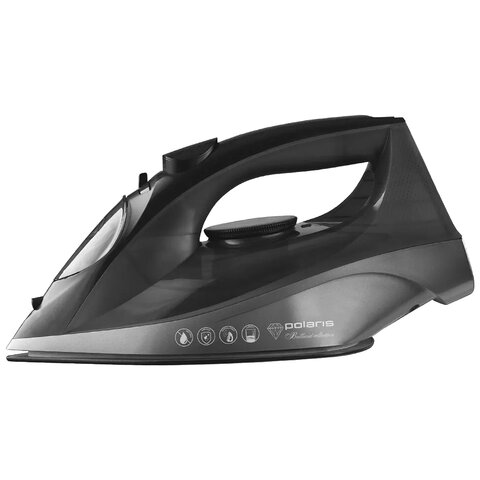 Утюг POLARIS PIR 2430K, 2400 Вт, керамическое покрытие, самоочистка, антикапля, антинакипь, черный, 