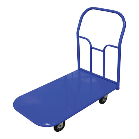 Тележка грузовая платформенная 4-х колесная ТП2 (грузоподъемность - 350 кг, колеса на литой резине D