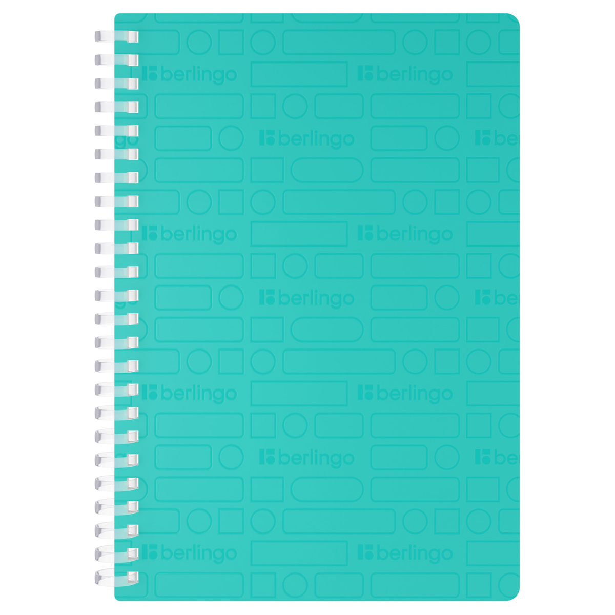 Бизнес-тетрадь A5, 80л., Berlingo "Your Way", клетка, на силиконовом гребне, 80г/м2, мятная