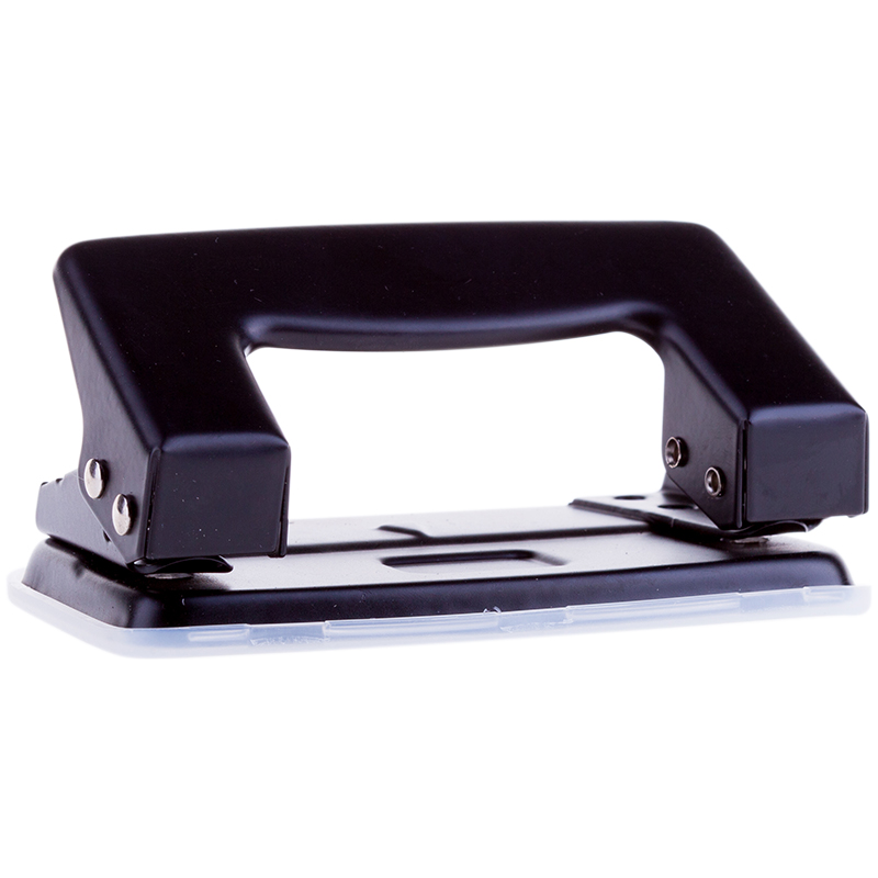 Дырокол OfficeSpace 10л., металлический, черный