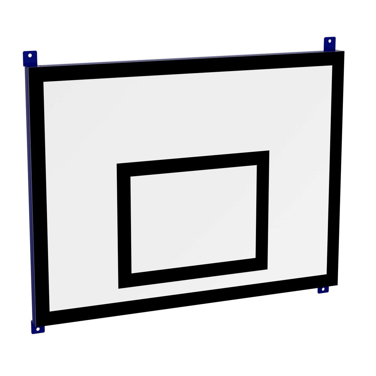 Щит баскетбольный ZSO тренировочный 900х1200 мм, Фанера (толщина фанеры 15 мм) на мет-се пристенный