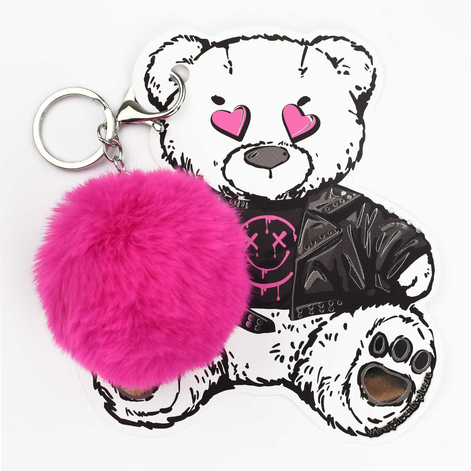 Брелок меховой Феникс+ "ПЛЮШЕВЫЙ МИШКА"