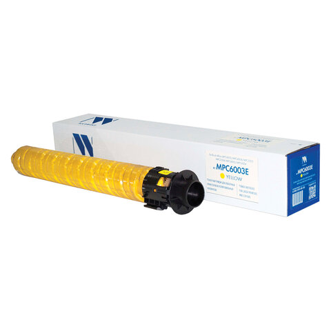 Картридж лазерный NV PRINT (NV-MPC6003EY) для Ricoh MP C4503SP/C4504SP/C4504ASP, желтый, ресурс 2250