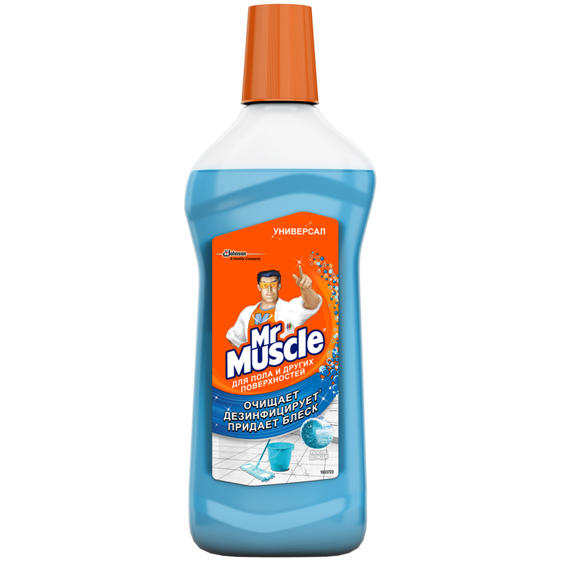 Средство для мытья полов и других поверхностей Mr.Muscle "После дождя", 500мл