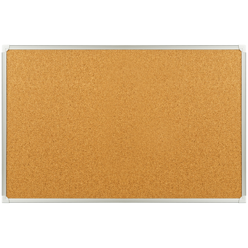 Доска пробковая OfficeSpace, 60*90см, алюминиевая рамка