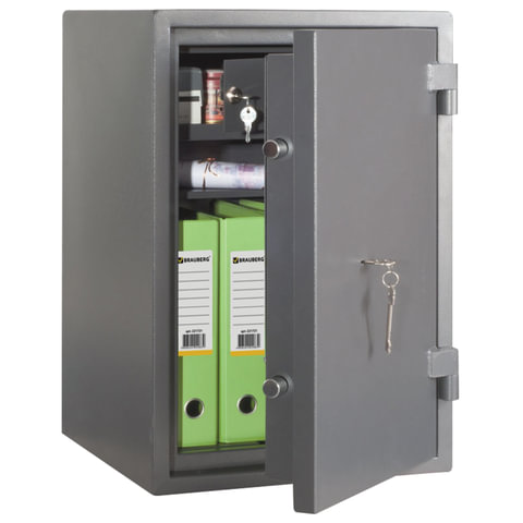 Сейф взломостойкий 1 класс VALBERG "Кварцит-65Т", 655х440х430 мм, 150 кг, ключевой замок, трейзер