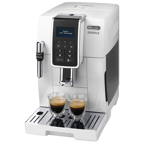 Кофемашина DELONGHI ECAM 350.35.W, 1450 Вт, объем 1,8 л, емкоть для зерен 300г, ручной капучинатор, 