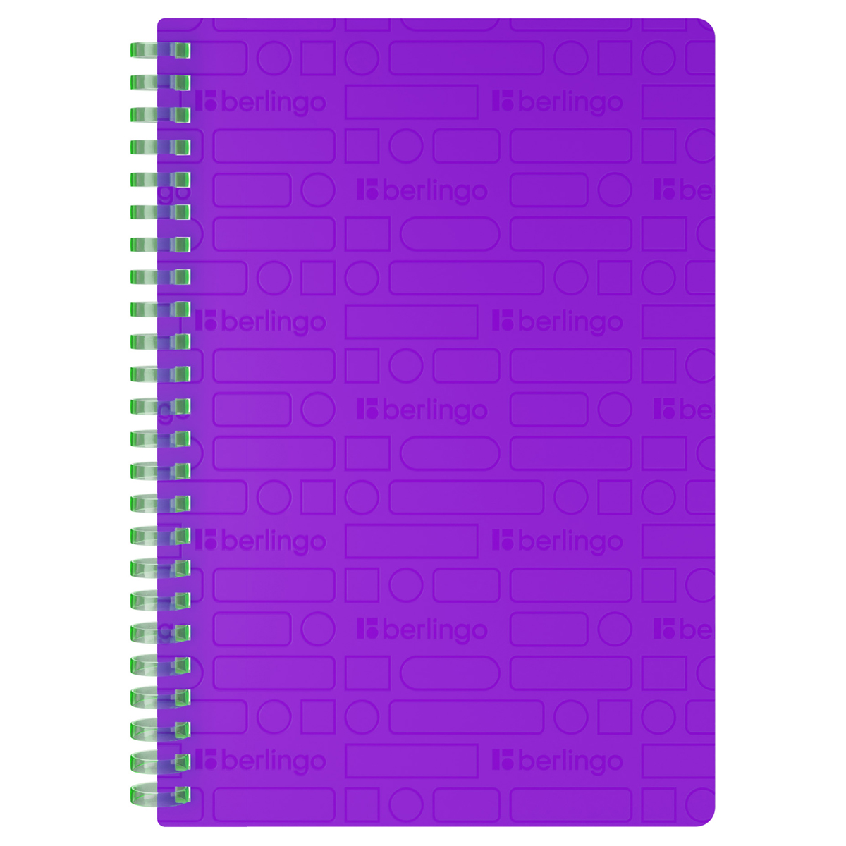 Бизнес-тетрадь A5, 80л., Berlingo "Your Way", клетка, на силиконовом гребне, 80г/м2, фиолетовая