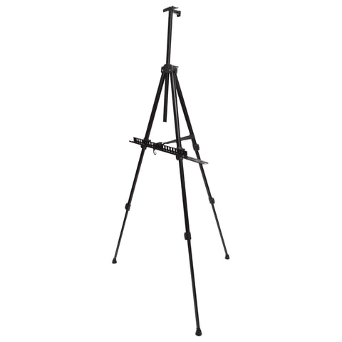 Мольберт алюминиевый BRAUBERG ART "CLASSIC", тренога, переносной, с чехлом, в разложенном виде 100х1