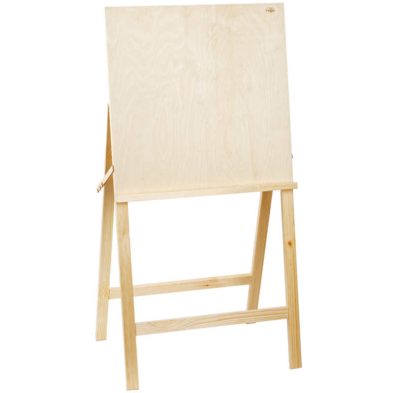 Мольберт напольный Хлопушка Гамма "Студия", планшет 60*60см, высота 120см, сосна