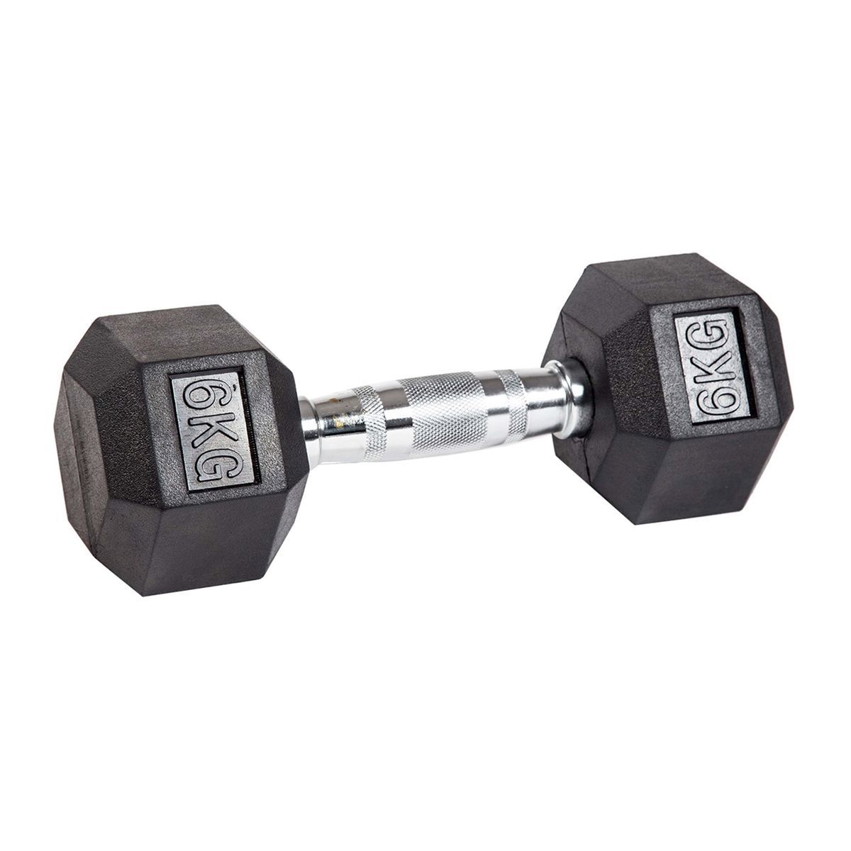 Гантель гексагональная обрезиненная ZSO, 6 кг