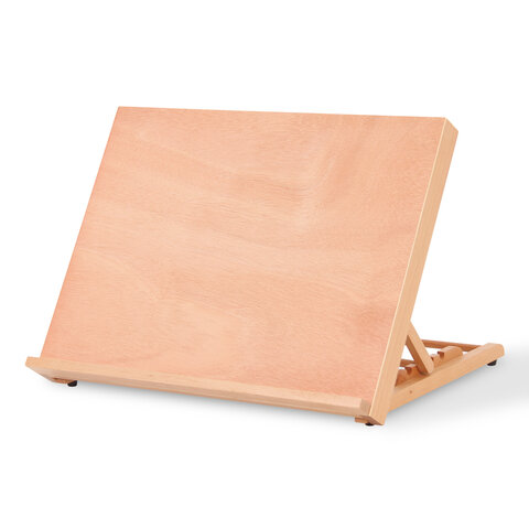 Мольберт настольный из бука А3, 47х36х31 см, регулируемый угол наклона, BRAUBERG ART CLASSIC, 192248