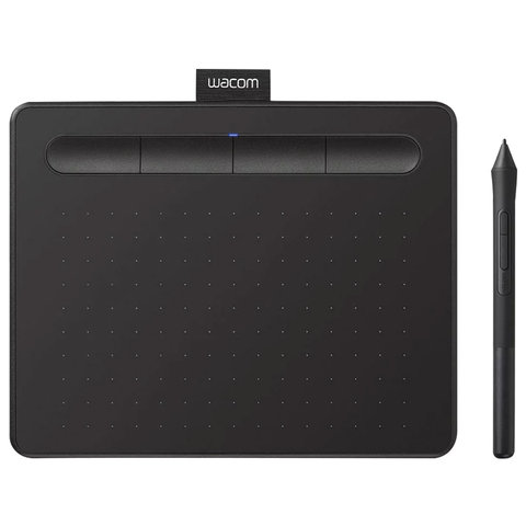 Планшет графический WACOM Intuos S CTL-4100K-N, 2540LPI, 4096 уровней, (А6) 152х95, USB, черный